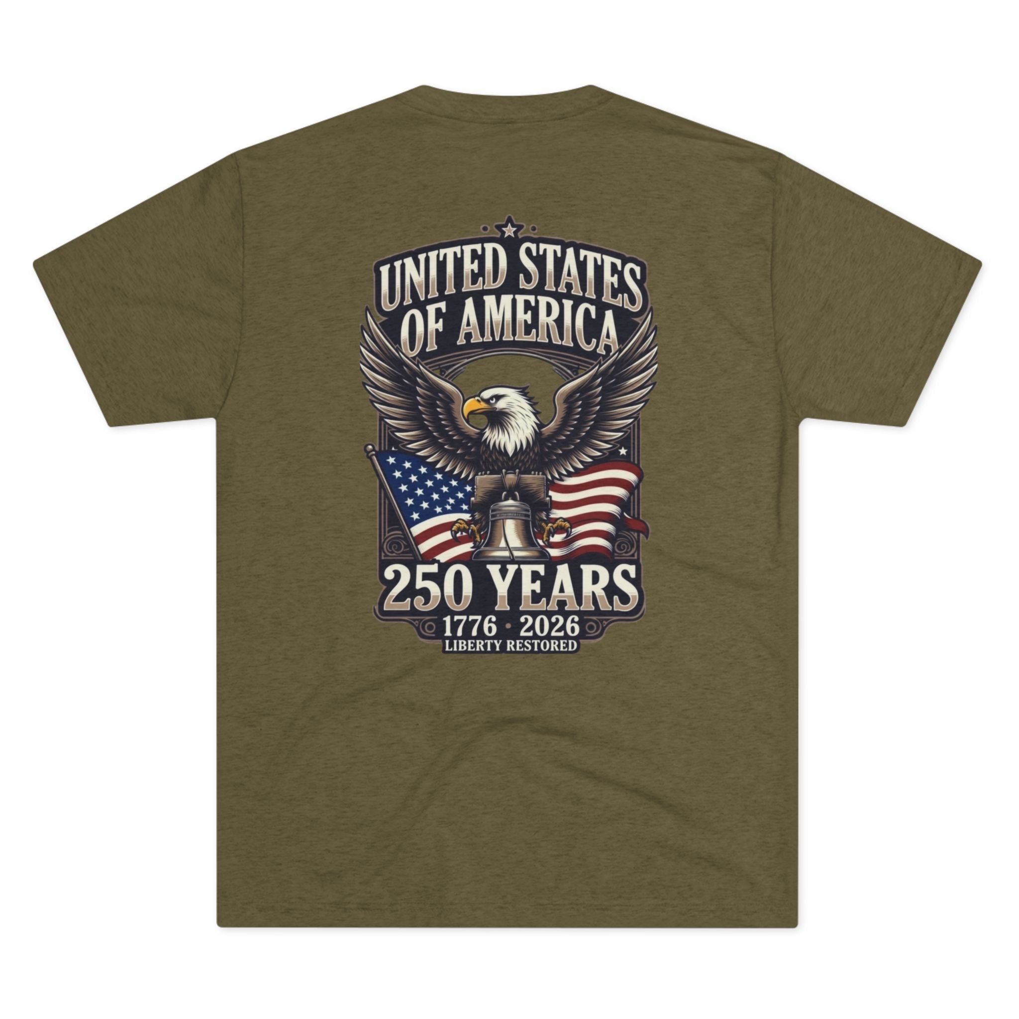 United States 250 Years Eagle Tee — 1776-2026 Patriotic T-Shirt