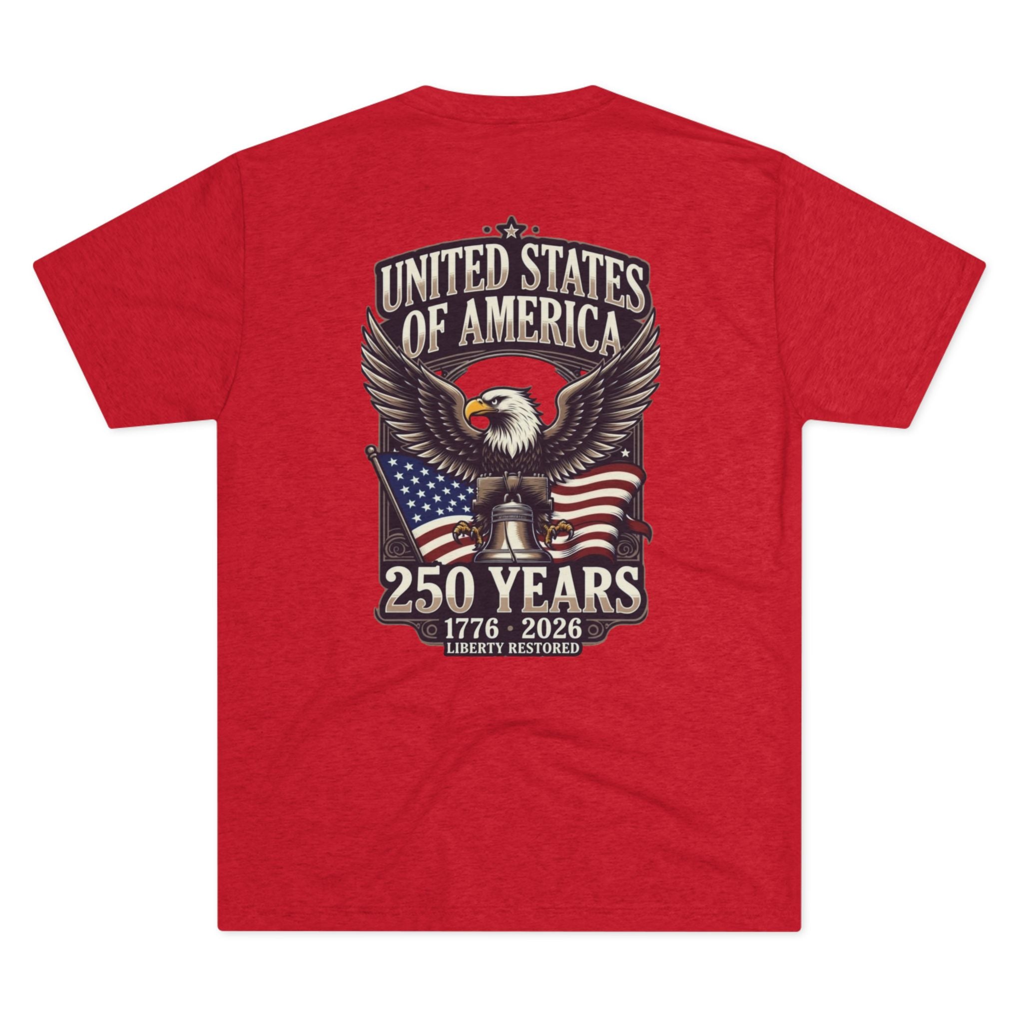 United States 250 Years Eagle Tee — 1776-2026 Patriotic T-Shirt